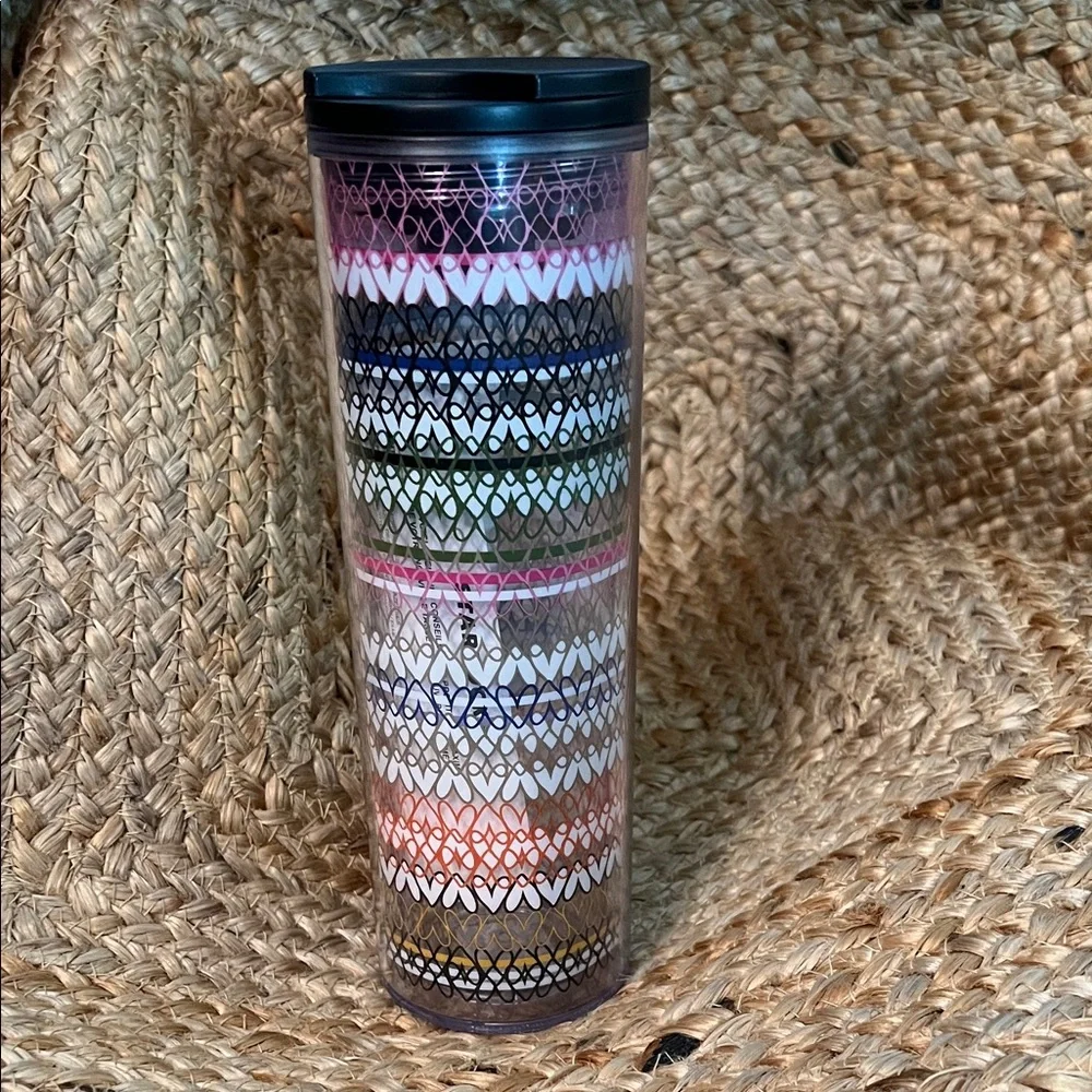 Starbucks Multicolor Heart Tumbler